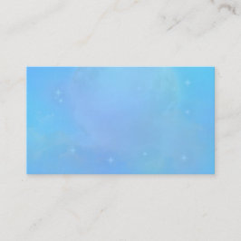 Visitekaartjes voor blauwe lucht