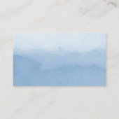 Visitekaartjes voor blauwe Waterverf bij Event Pla (Achterkant)