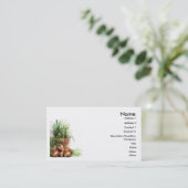 Visitekaartjes voor blokjes (Staand voorkant)