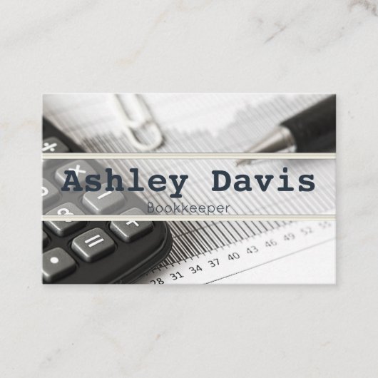 Visitekaartjes voor boekhouders (Voorkant)