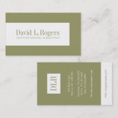 Visitekaartjes voor boekhouders (Voorkant / Achterkant)