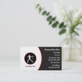 Visitekaartjes voor boogschieten (Staand voorkant)