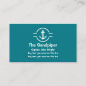 Visitekaartjes voor bootkapitein (Voorkant)