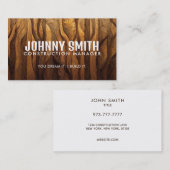 Visitekaartjes voor bouwslogans (Voorkant / Achterkant)