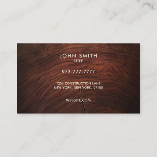 Visitekaartjes voor bouwslogans (Achterkant)