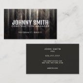 Visitekaartjes voor bouwslogans (Voorkant / Achterkant)