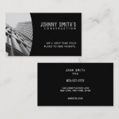 Visitekaartjes voor bouwslogans (Voorkant / Achterkant)