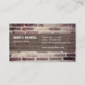 Visitekaartjes voor bouwstenen wandtextuur (Achterkant)