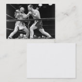 Visitekaartjes voor  boxing (Voorkant / Achterkant)