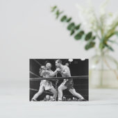 Visitekaartjes voor  boxing (Staand voorkant)