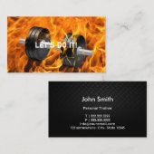 Visitekaartjes voor brandwerendheid en fitness (Voorkant / Achterkant)