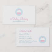 Visitekaartjes voor broodbakkerij, tiny Heart Past (Voorkant / Achterkant)