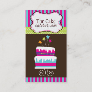 Visitekaartjes voor Cake Designer