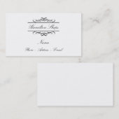 Visitekaartjes voor calligrafielabel (Voorkant / Achterkant)