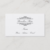 Visitekaartjes voor calligrafielabel (Voorkant)