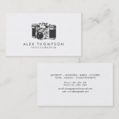  Visitekaartjes voor camerafotografen (Voorkant / Achterkant)