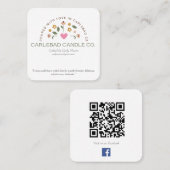 Visitekaartjes voor Carlsbad Candle Co. (Voorkant / Achterkant)