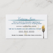 Visitekaartjes voor catering van vrouwen (Achterkant)