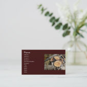 Visitekaartjes voor champignons (Staand voorkant)