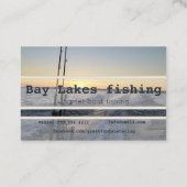 Visitekaartjes voor charterbootvisserij (Achterkant)
