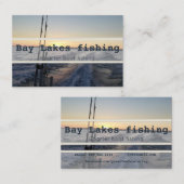 Visitekaartjes voor charterbootvisserij (Voorkant / Achterkant)