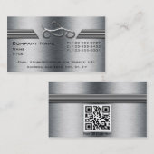 Visitekaartjes voor chroommotorfiets (Voorkant / Achterkant)