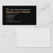 Visitekaartjes voor Client Real Estate Agent (Voorkant / Achterkant)