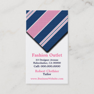 Visitekaartjes voor Clothier Menswear
