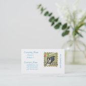 Visitekaartjes voor Collie Agility Border (Staand voorkant)