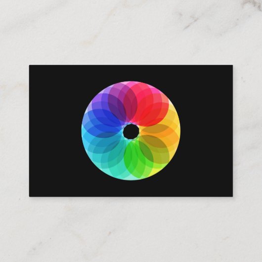 Visitekaartjes voor commerciële drukdiensten (Achterkant)