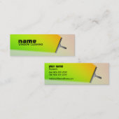 Visitekaartjes voor commerciële schoonmaak (Voorkant / Achterkant)