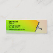 Visitekaartjes voor commerciële schoonmaak (Achterkant)