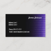 Visitekaartjes voor computerreparatie (Achterkant)