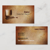 Visitekaartjes voor computerreparatie (Voorkant / Achterkant)