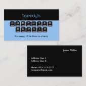 Visitekaartjes voor computerreparatie (Voorkant / Achterkant)