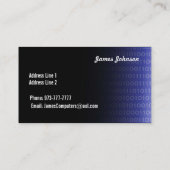 Visitekaartjes voor computerreparatie (Achterkant)