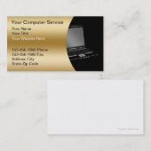 Visitekaartjes voor computerreparatie (Voorkant / Achterkant)