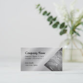 Visitekaartjes voor computerreparatie verkochte pr (Staand voorkant)