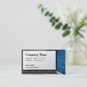 Visitekaartjes voor computerreparatie verkochte pr (Staand voorkant)