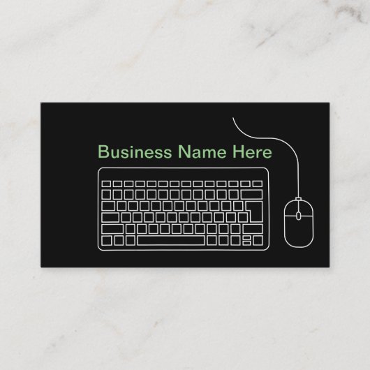 Visitekaartjes voor computertechnologie (Voorkant)