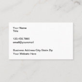 Visitekaartjes voor computertechnologie (Achterkant)