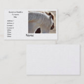 Visitekaartjes voor conceptpaarden (Voorkant / Achterkant)