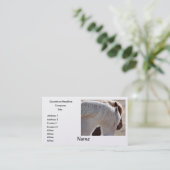 Visitekaartjes voor conceptpaarden (Staand voorkant)