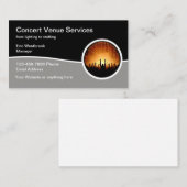 Visitekaartjes voor concertlocatie (Voorkant / Achterkant)