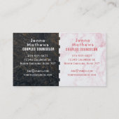 Visitekaartjes voor couponadvies (Achterkant)