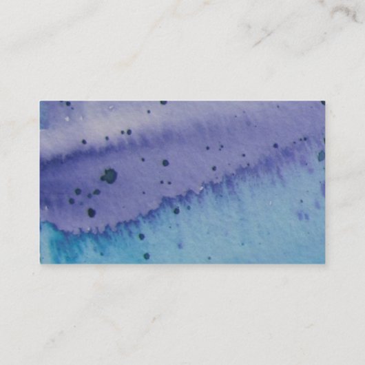 Visitekaartjes voor creatieve Waterverf (Achterkant)