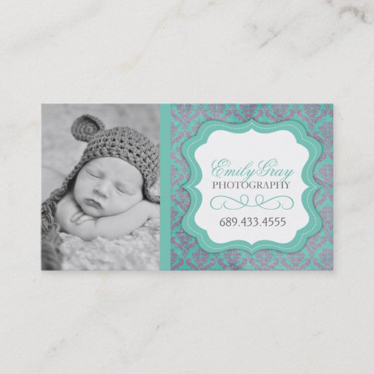 Visitekaartjes voor Cute Photographer (Voorkant)