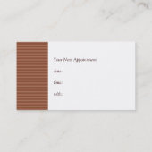 Visitekaartjes voor dagspa / Kaarten voor benoemin Afsprakenkaartje (Achterkant)