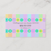 Visitekaartjes voor dagverzorging (Achterkant)