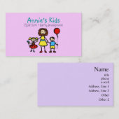 Visitekaartjes voor dagverzorging (Voorkant / Achterkant)